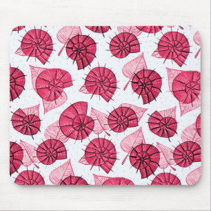 Tapis De Souris Escargots Motif Mignonne Nature Lover Rose