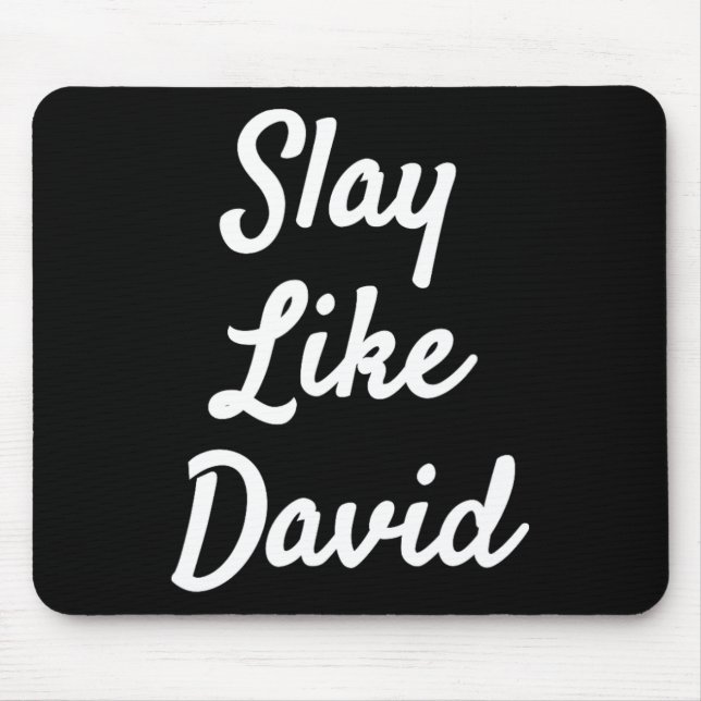 Tapis De Souris Eslay Comme David Christianity Bible Cadeau (Devant)