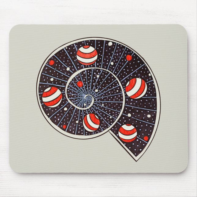 Tapis De Souris Espace amusant Galaxy Planètes Starry Sky (Devant)