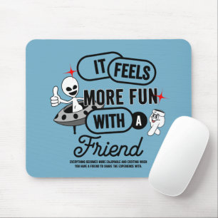 Tapis De Souris Espace d'amis Galactique