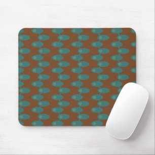 Tapis De Souris Espaces spatiaux turquoises