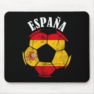 Tapis De Souris Espagne Drapeau Espagne Joueur de football Fierté