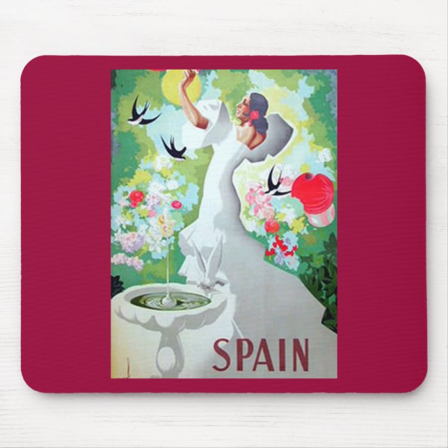 Tapis De Souris Espagne Image vintage (Devant)