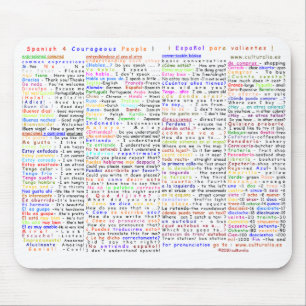 Tapis De Souris Espagnol 4 personnes courageuses