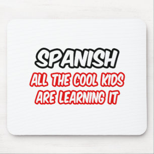 Tapis De Souris Espagnol...Tous Les Enfants Cool L'Apprennent