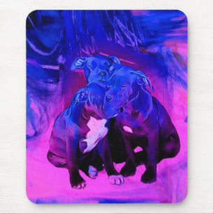 Tapis De Souris Espoir de foi et charité, chiens maltraités de