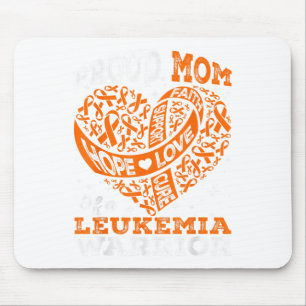 Tapis De Souris Espoir Mère Fièrе d'un Guerrier de la Leucémie Rub