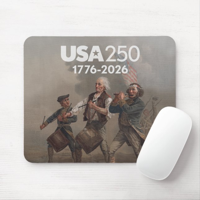 Tapis De Souris Esprit de 76 - 250e anniversaire de l'Amérique (Avec souris)
