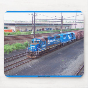 Tapis De Souris Esprit de Conrail - GP38 - PRR #2943 en peinture