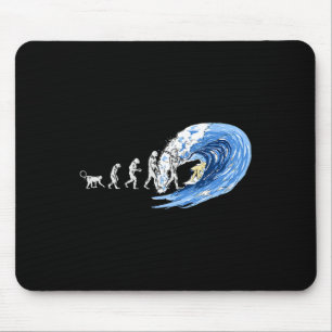 Tapis De Souris Esprit de l'évolution du surf de l'homme