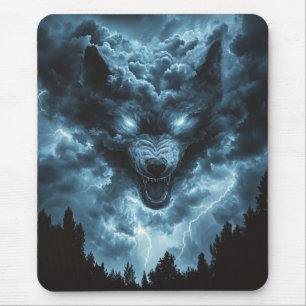 Tapis De Souris Esprit de loup de tempête