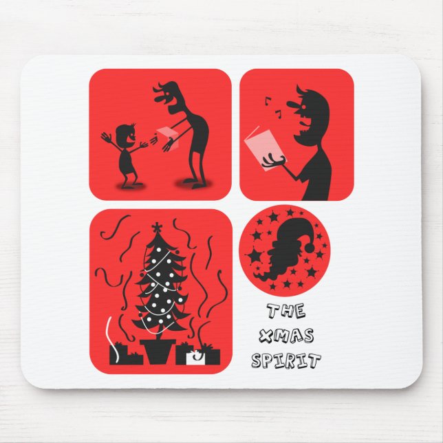 Tapis De Souris esprit de noël (Devant)
