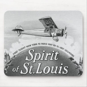 Tapis De Souris Esprit de St Louis - emballage vintage de cigare