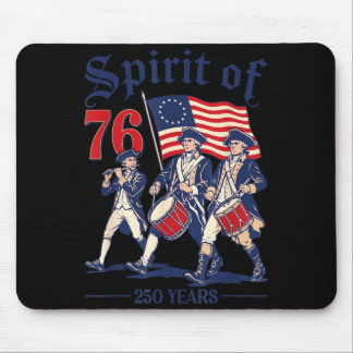 Tapis De Souris Esprit Rétro De 76 250 Ans Semiquincentennial