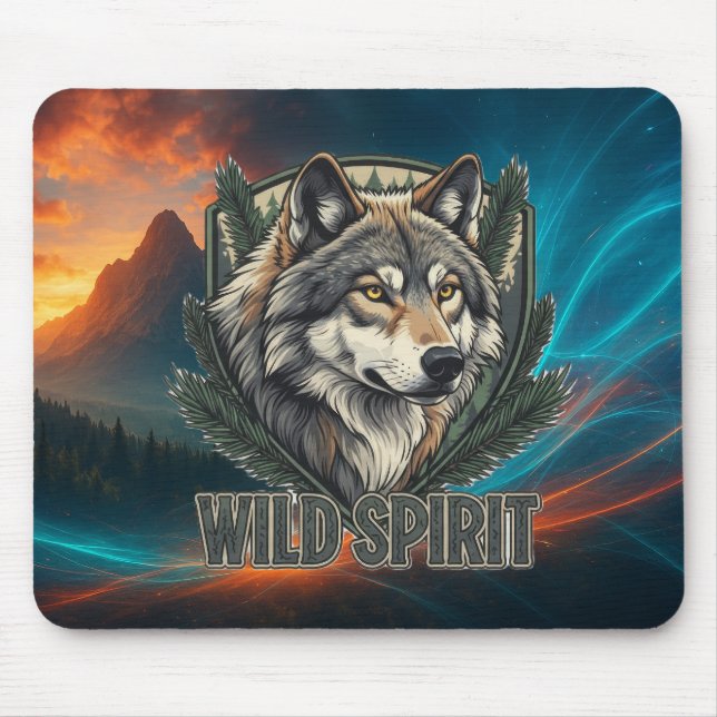 Tapis De Souris Esprit sauvage Mousepad (Devant)