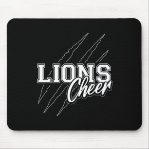 Tapis De Souris Esprits de l'équipe de pom-pom girls Lions Cheer B