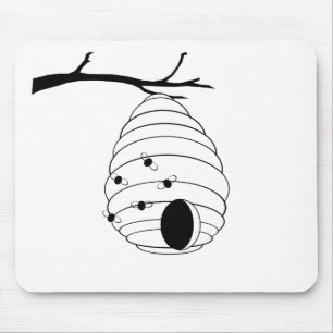 Tapis De Souris Esquisse Abeille Mon Miel