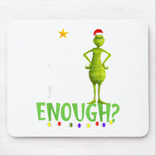 Tapis De Souris Est-ce que ce sapin de Noël vert joyeux est assez