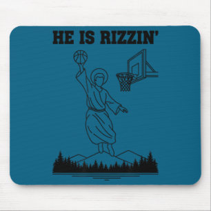 Tapis De Souris Est-ce que Design Christian Il Rizzin' Jésus Dunk