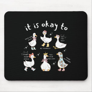 Tapis De Souris Est un thérapeute amateur de l'oie drôle pour la s
