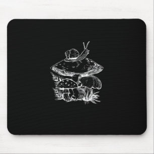 Tapis De Souris Esthétique Cottagecore Champignon Escargot Champig