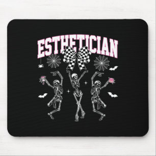 Tapis De Souris Esthétique Dansant Skeleton Halloween Bow Skin The