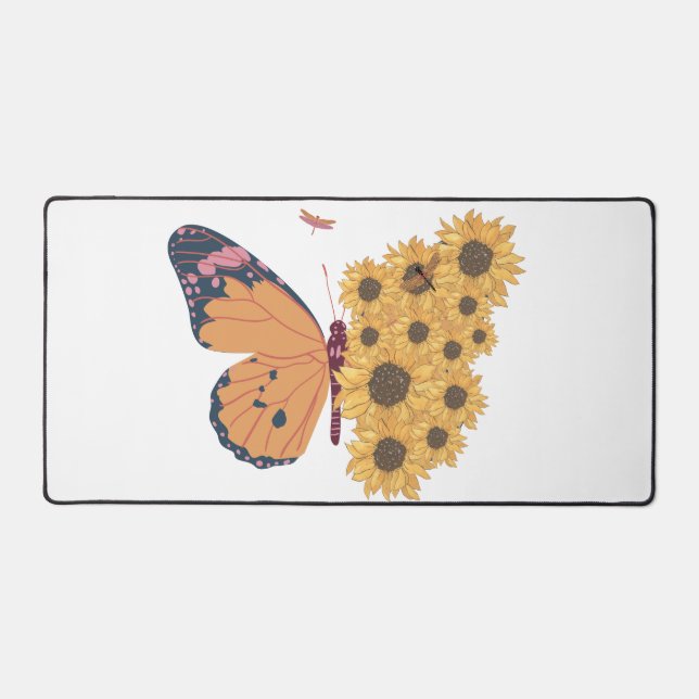 Tapis de souris esthétique hybride papillon tourne (Recto)