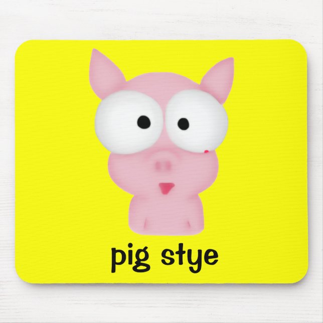 Tapis De Souris Étable de porc Mousepad (Devant)