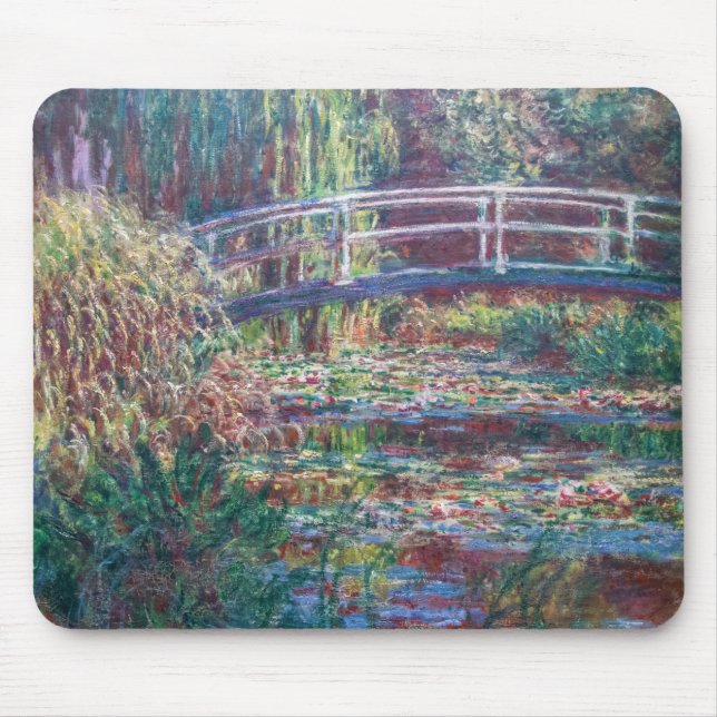 Tapis De Souris Etang Lily (Harmonie Rose), Monet (Devant)