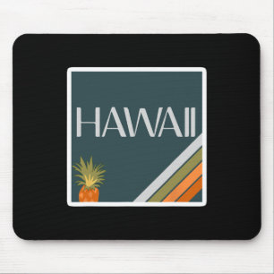 Tapis De Souris État Aloha Premium Vintage Vacances Îles Hawaïenne