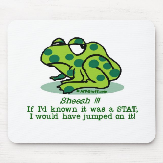 Tapis De Souris État de la grenouille (Devant)