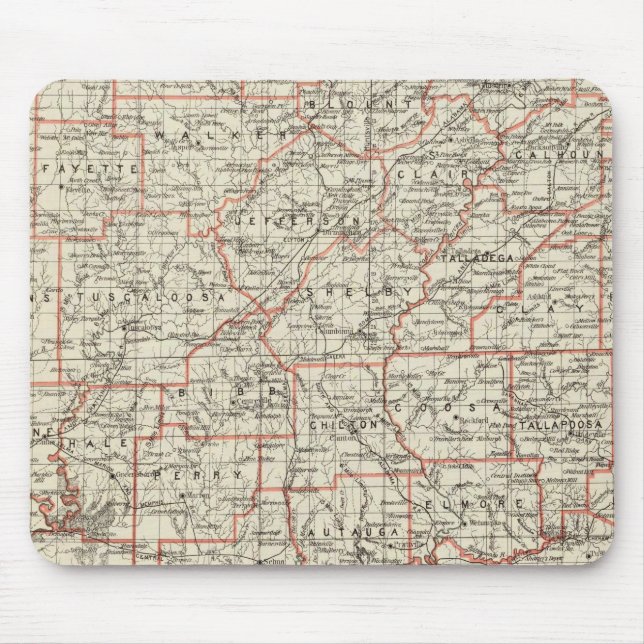 Tapis De Souris État de l'Alabama (Devant)