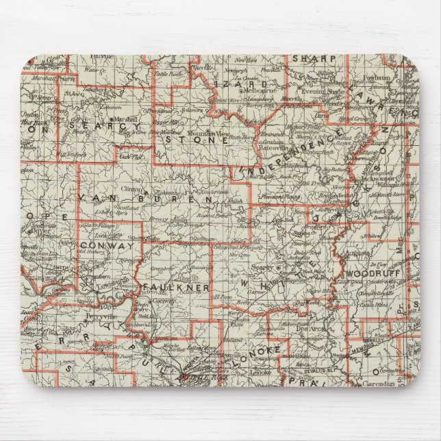 Tapis De Souris État de l'Arkansas (Devant)