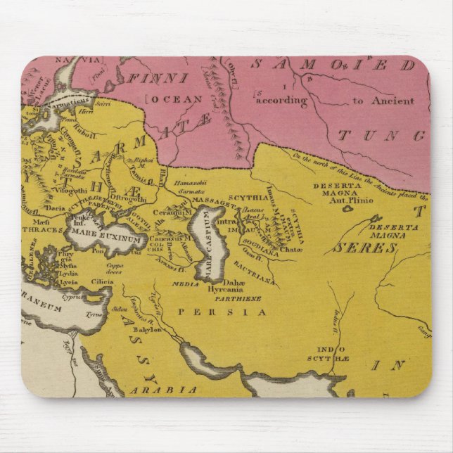 Tapis De Souris État des Nations dans l'aire chrétienne (Devant)