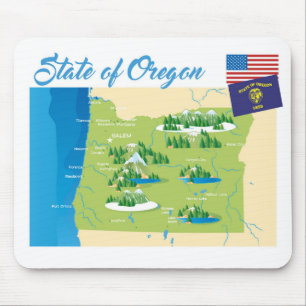 Tapis De Souris État des Oregon