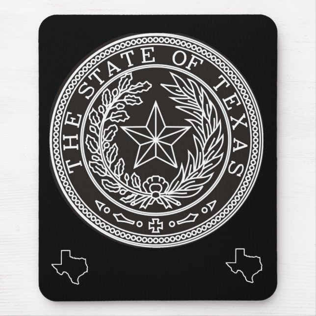 Tapis De Souris État du Texas Mousepad (Devant)
