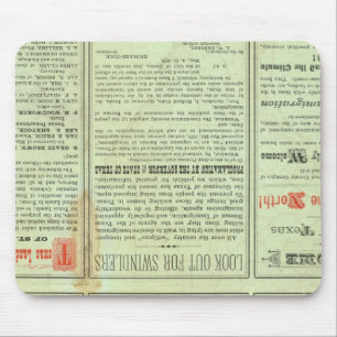 Tapis De Souris État du Verso du Texas