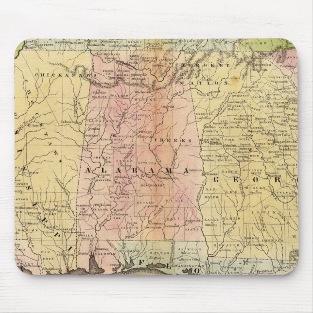 Tapis De Souris États du Sud (Devant)