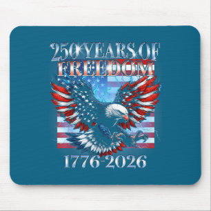 Tapis De Souris États-Unis 250 Ans 1776 2026 Graphisme