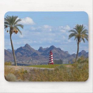 Tapis De Souris États-Unis, Arizona, Lake Havasu City. Phare à côt
