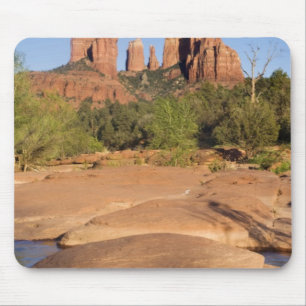 Tapis De Souris États-Unis, AZ, Cathedral Rocks à Red Rock Crossin