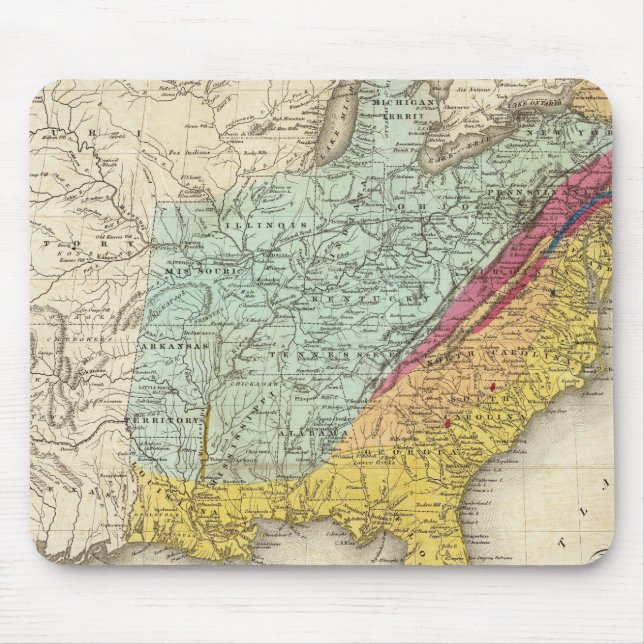 Tapis De Souris États-Unis d'Amérique du Nord (Devant)