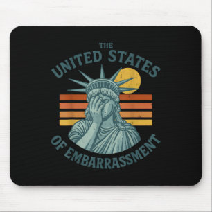 Tapis De Souris États-Unis de la statue de la liberté de l'embarra