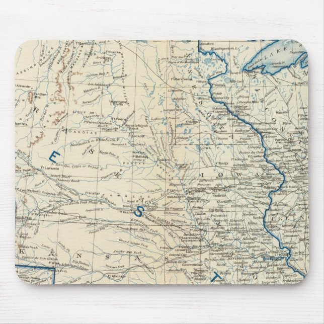 Tapis De Souris États-Unis, décembre 1860 (Devant)