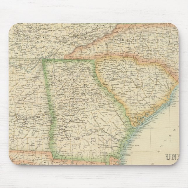 Tapis De Souris États-Unis du Sud-Est (Devant)