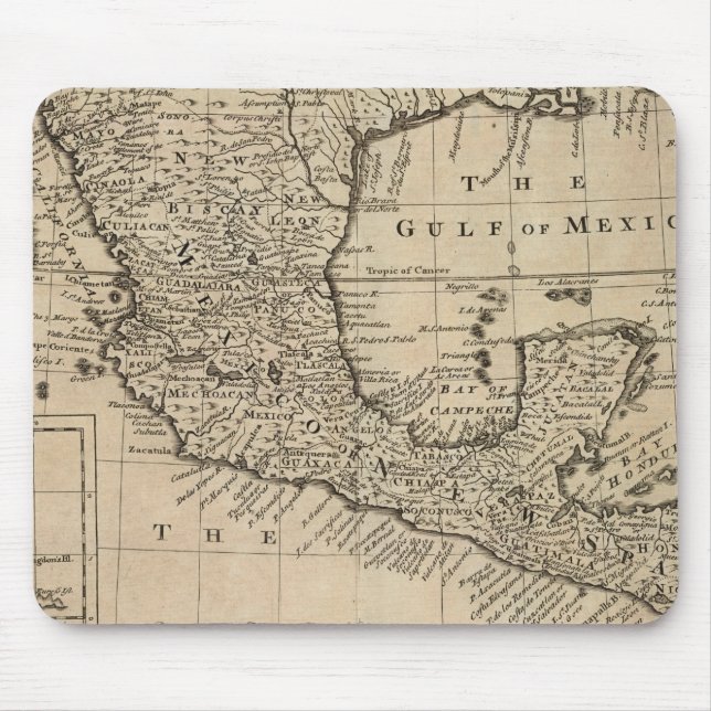 Tapis De Souris États-Unis et Mexique (Devant)