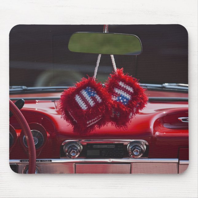 Tapis De Souris États-Unis, Massachusetts, Gloucester. Dés flous a (Devant)