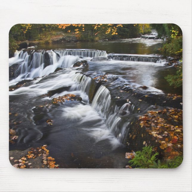 Tapis De Souris États-Unis, Michigan, Upper Peninsula. Bond Falls  (Devant)