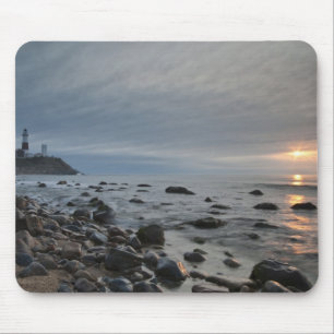 Tapis De Souris États-Unis, New York, East Hampton. Montauk Point