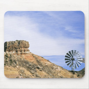 Tapis De Souris ÉTATS-UNIS, Texas Moulin à vent et falaises de Pal